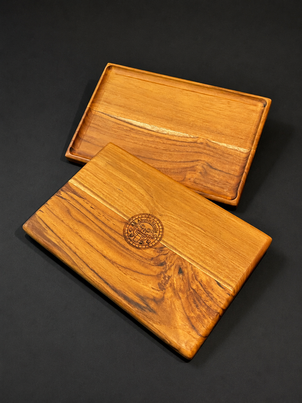 Base Rectangular en Madera para Licorera